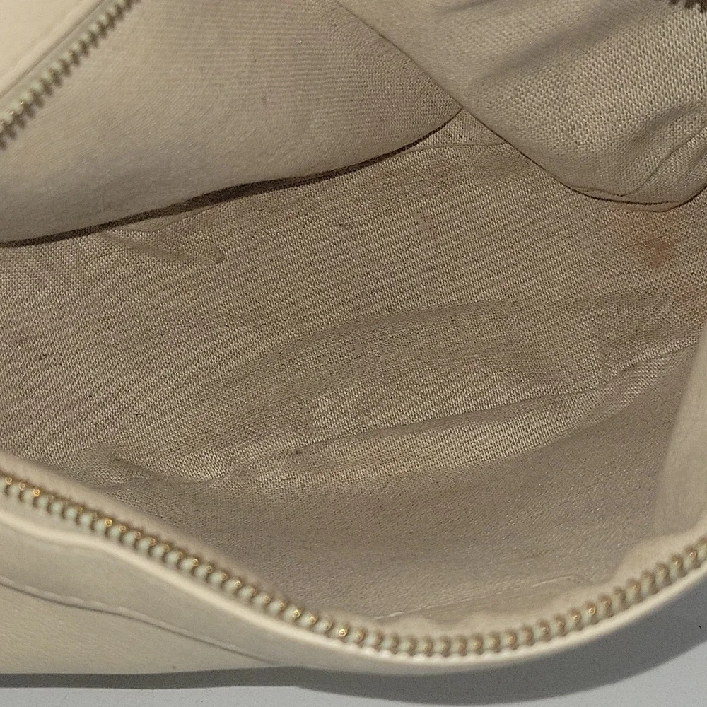 Mansur Gavriel Beige Leather Crossbody Shoulder Bag